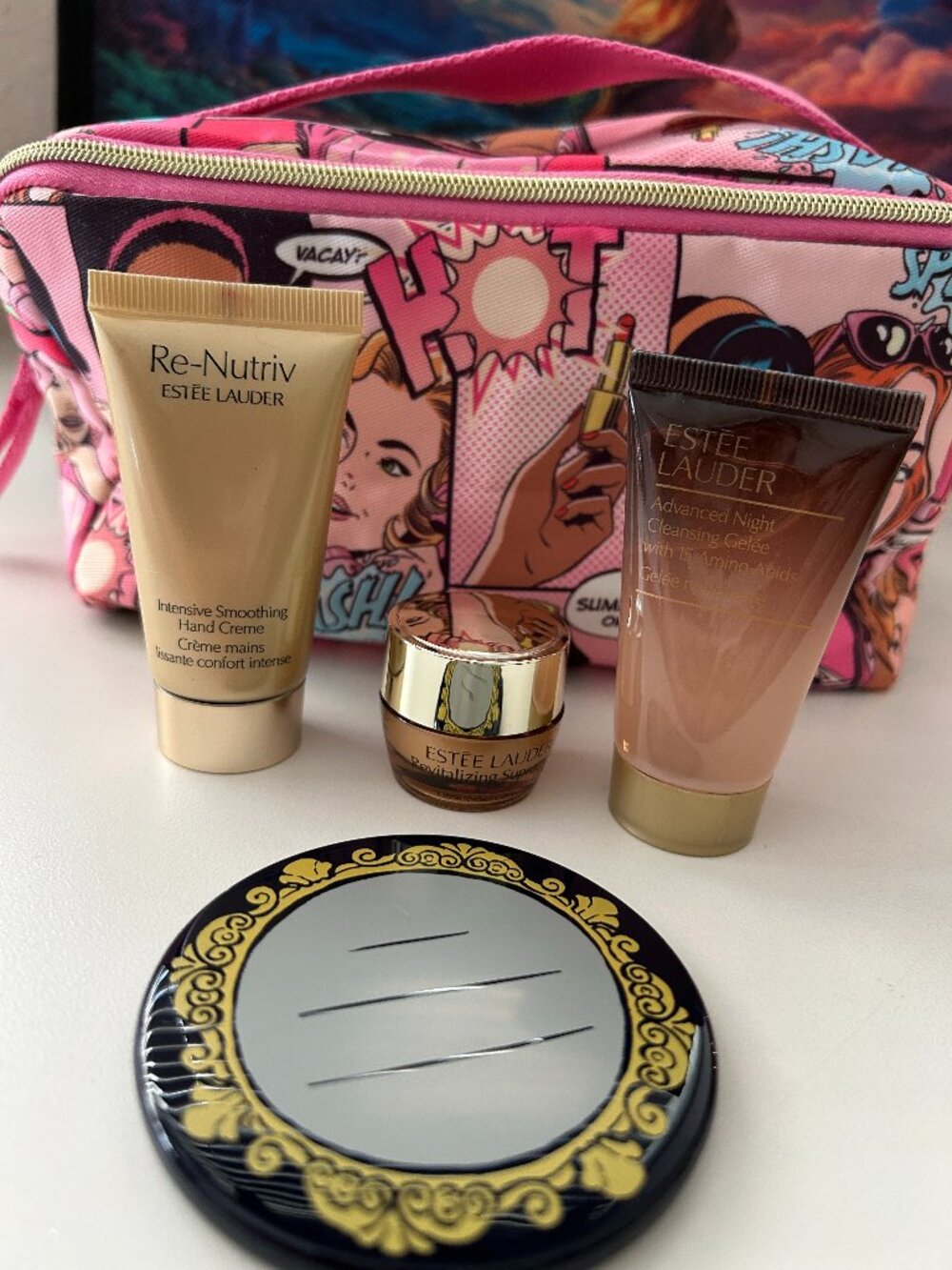 New Estee Lauder Advance Cleansing Gel, Re-Nutra Hand Cream, Revitalizing Suprem